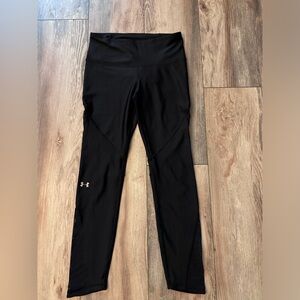 Women’s Under Armour Compression Leggings With Mesh Size Small